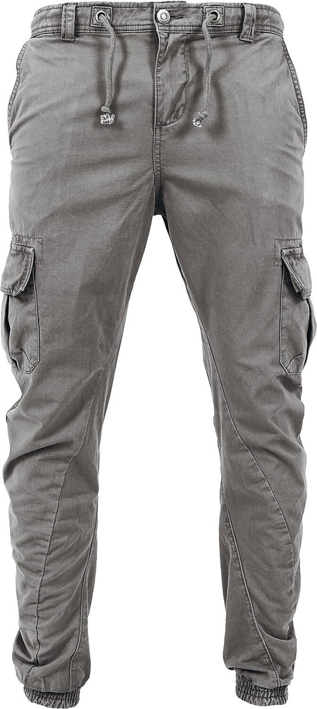 Pantalon Cargo  de Urban Classics - Treillis élastiqué - S à 5XL - pour Homme - gris - Urban Classics