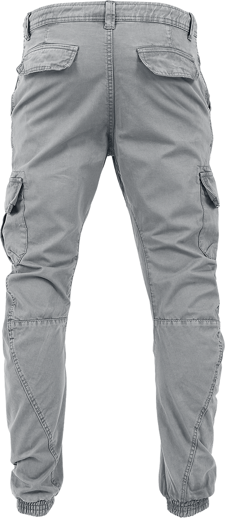 Pantalon Cargo  de Urban Classics - Treillis élastiqué - S à 5XL - pour Homme - gris - Urban Classics - View 2