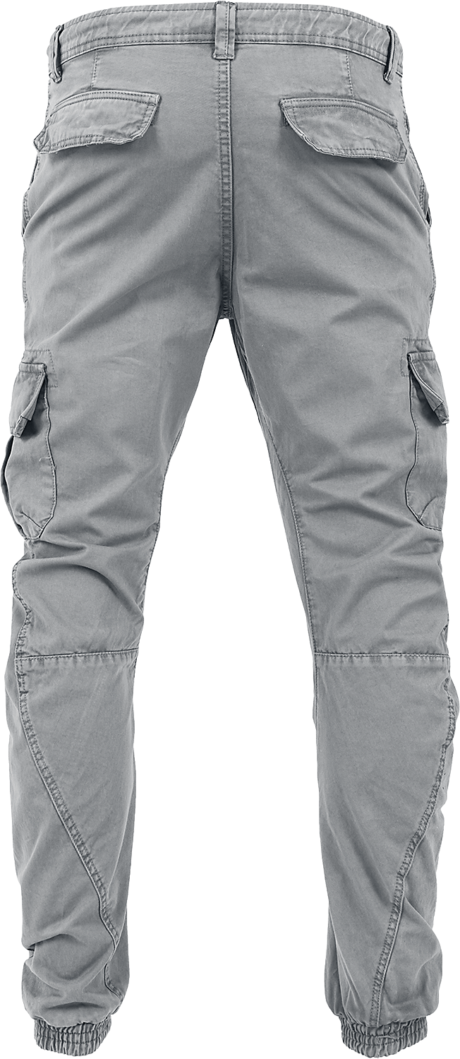Pantalon Cargo  de Urban Classics - Treillis élastiqué - S à 5XL - pour Homme - gris - Urban Classics - View 2