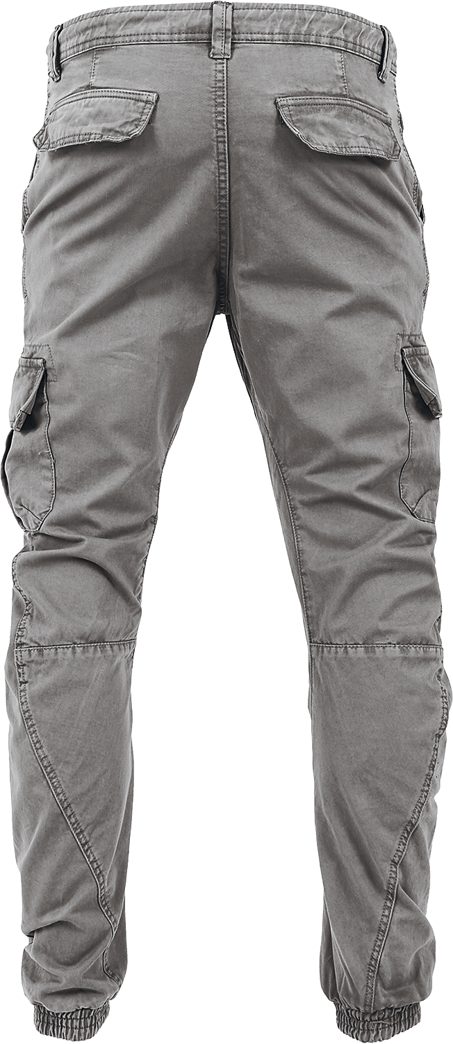 Pantalon Cargo  de Urban Classics - Treillis élastiqué - S à 5XL - pour Homme - gris - Urban Classics - View 2