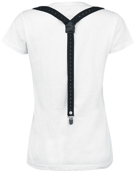 T-Shirt Manches courtes  de Rammstein - Suspender - S à XL - pour Femme - blanc - Rammstein - View 2