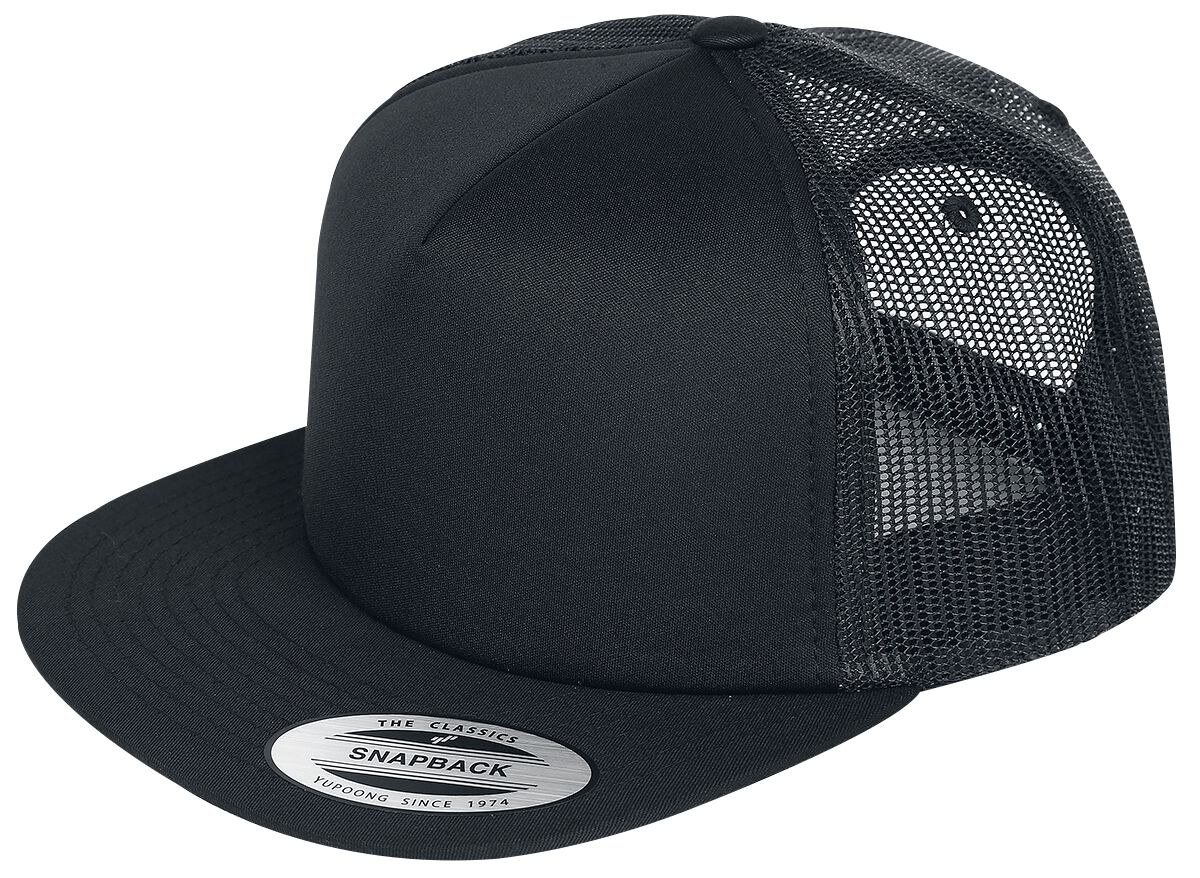 Casquette  de Flexfit - Retro Trucker - pour Unisexe - noir - Flexfit