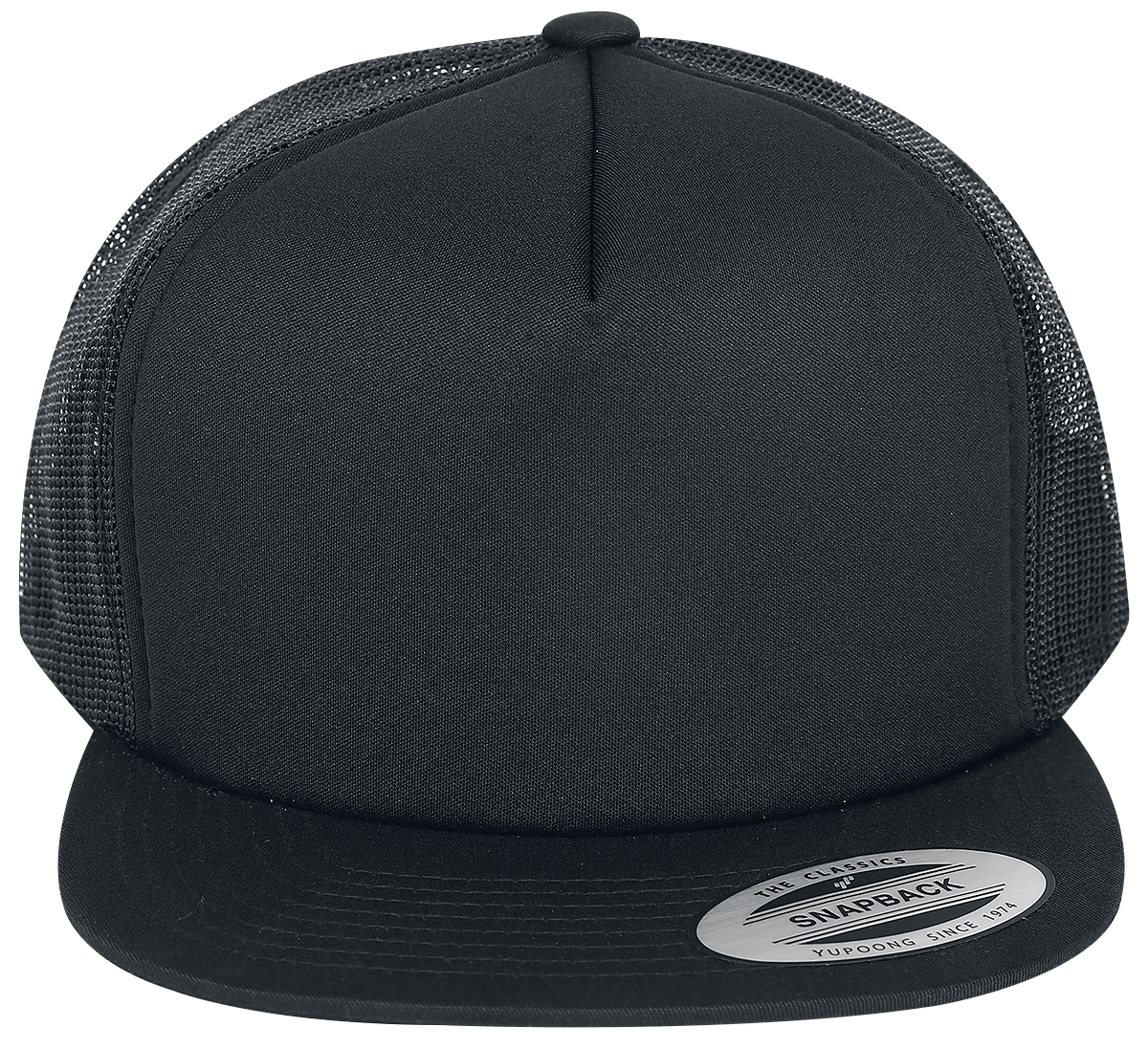 Casquette  de Flexfit - Retro Trucker - pour Unisexe - noir - Flexfit - View 2
