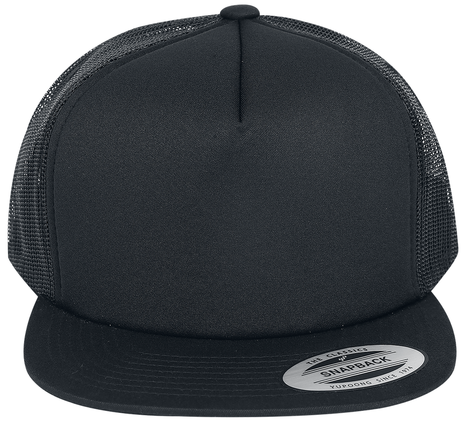 Casquette  de Flexfit - Retro Trucker - pour Unisexe - noir - Flexfit - View 2