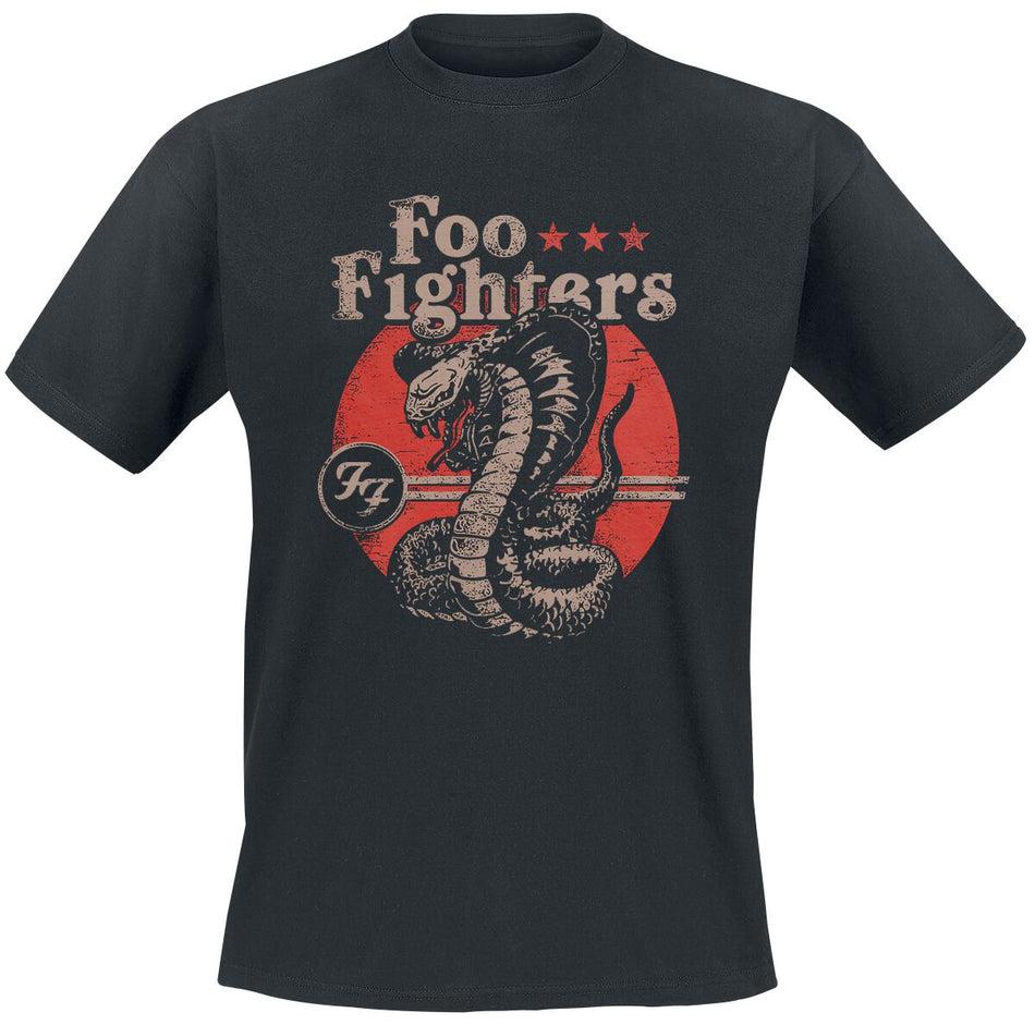 T-Shirt Manches courtes  de Foo Fighters - Snake - S à XXL - pour Homme - noir - Foo Fighters