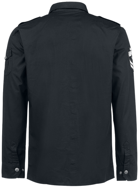 Chemise manches longues  de Rammstein - M à 3XL - pour Homme - noir - Rammstein - View 2