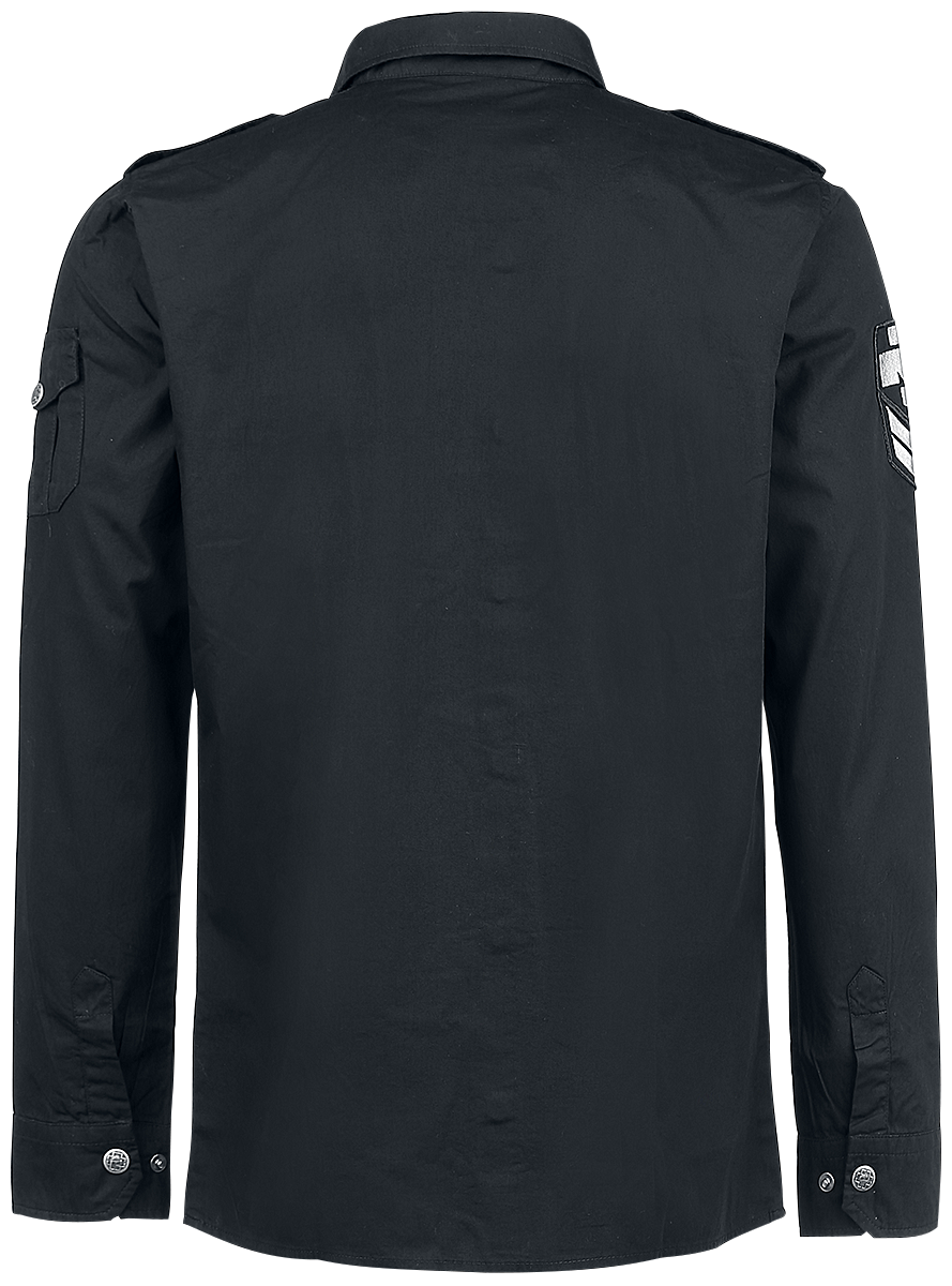 Chemise manches longues  de Rammstein - M à 3XL - pour Homme - noir - Rammstein - View 2