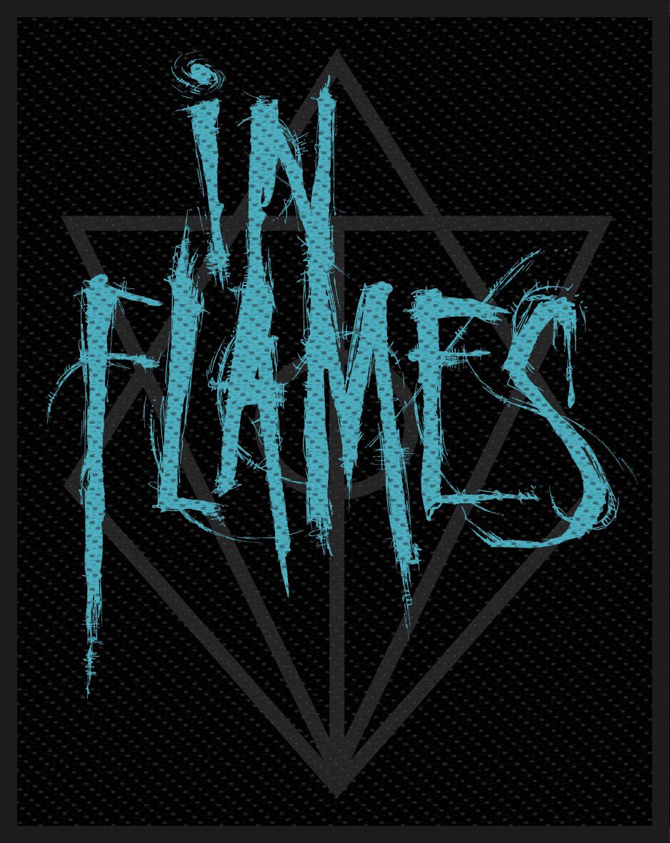 Patch  de In Flames - Scratched Logo - pour Unisexe - noir/bleu - In Flames