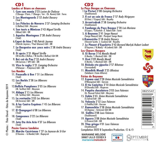 Les fêtes du Sud-Ouest en musique et en chansons - Front Cover