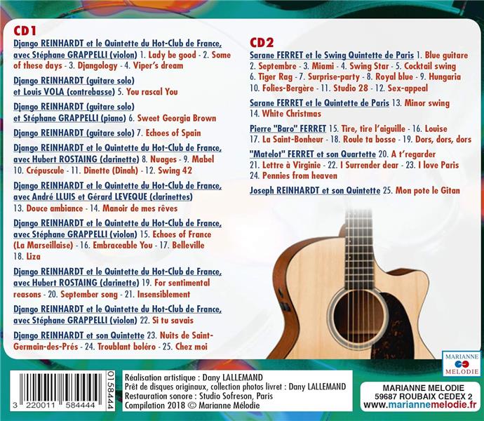 Le Disque d'or de la Guitare manouche - Front Cover