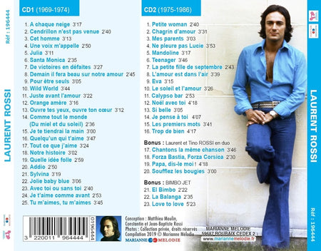 Anthologie 1969-1986 - Front Cover