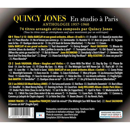 En Studio à Paris - Anthologie 1957-1960 Coffret - Front Cover