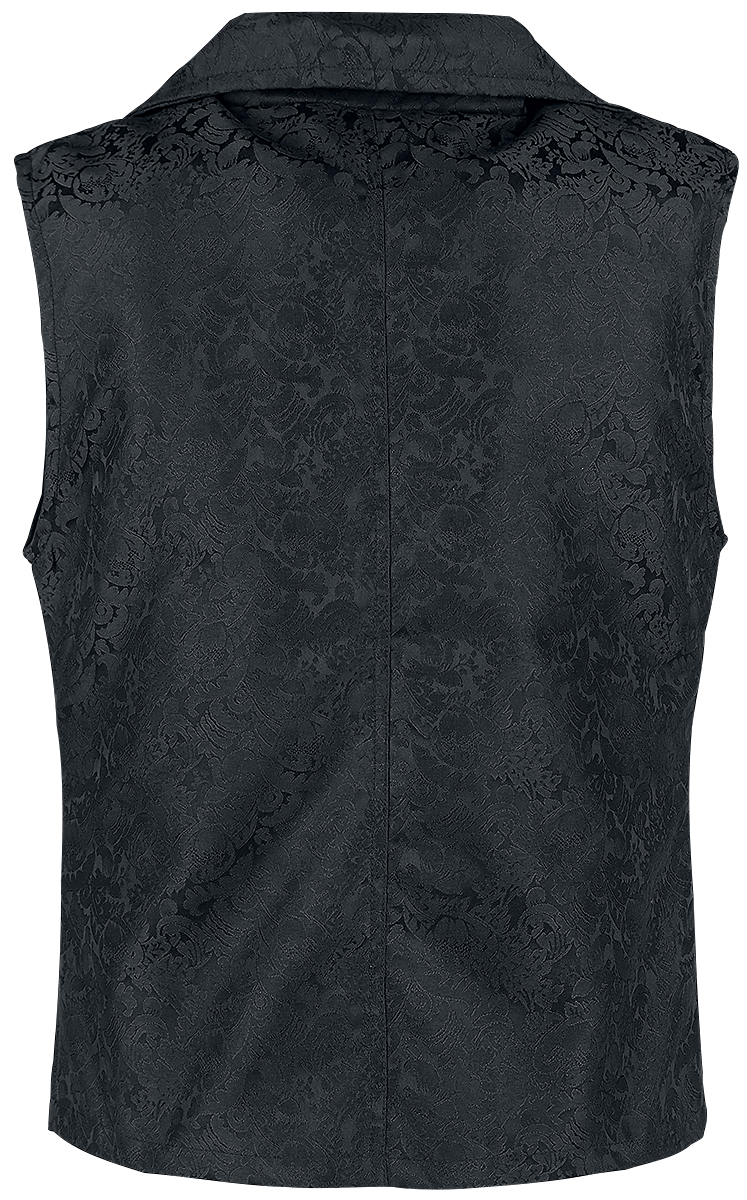 Veste Gothic de Gothicana by EMP - Baroque Vest - S à XXL - pour Homme - noir - Gothicana by EMP - View 2