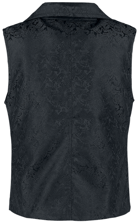 Veste Gothic de Gothicana by EMP - Baroque Vest - S à XXL - pour Homme - noir - Gothicana by EMP - View 2