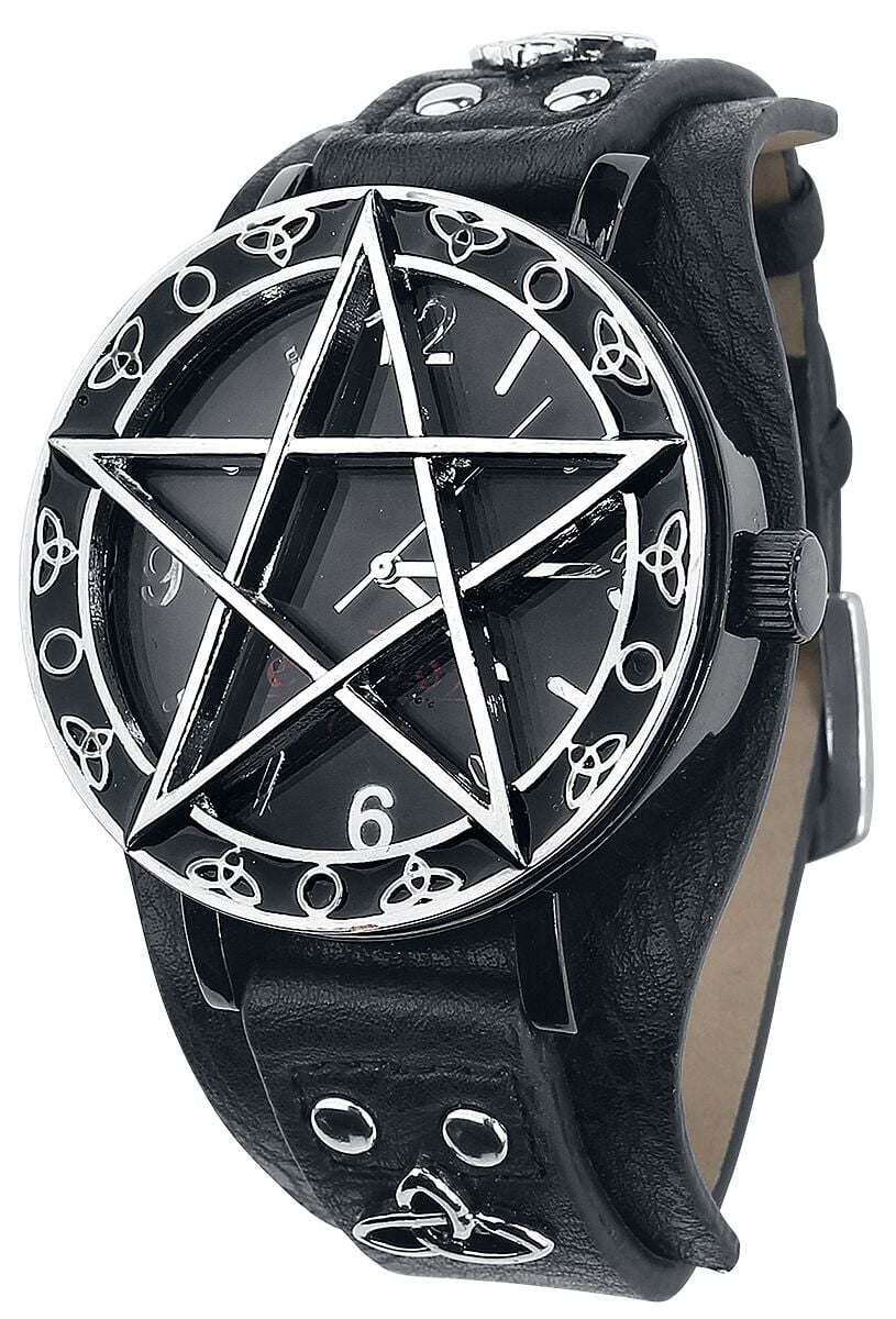 Montres bracelets Gothic de etNox Time - Pentagramm - pour Unisexe - Standard - etNox Time