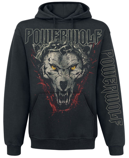 Sweat-shirt à capuche  de Powerwolf - Metal Is Religion - S à XXL - pour Homme - noir - Powerwolf