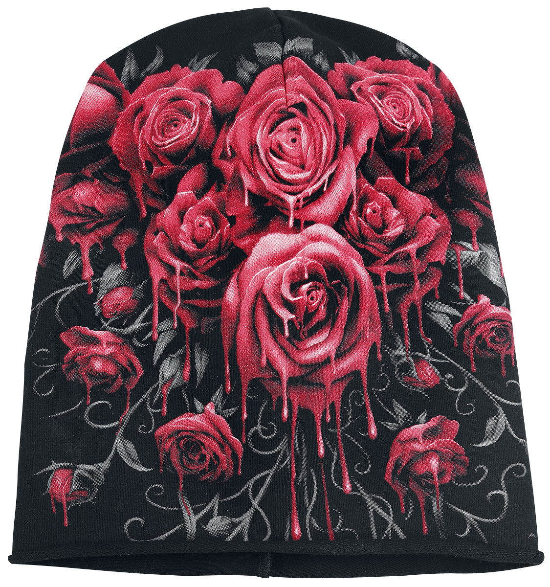 Bonnet Gothic de Spiral - Blood Rose - pour Femme - noir - Spiral - View 2
