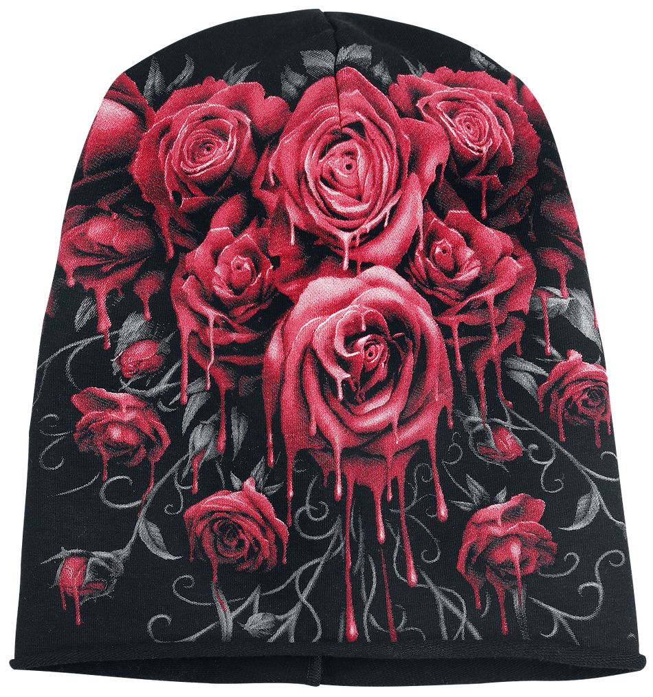 Bonnet Gothic de Spiral - Blood Rose - pour Femme - noir - Spiral - View 2