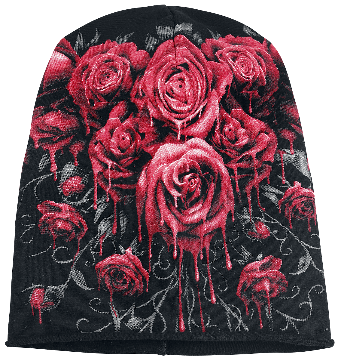 Bonnet Gothic de Spiral - Blood Rose - pour Femme - noir - Spiral - View 2