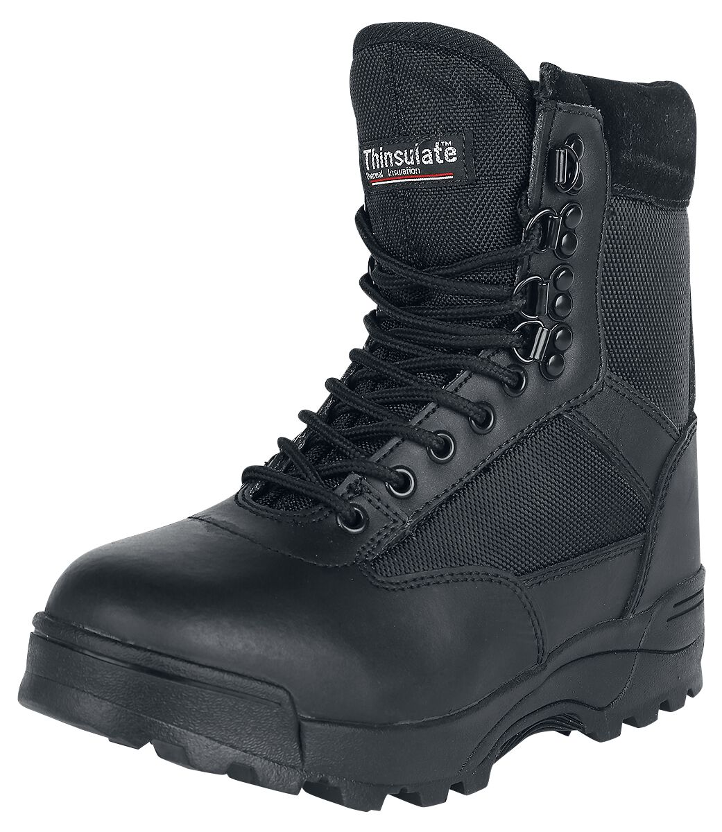 Bottes  de Brandit - Zipper Tactical - EU39 à EU47 - pour Unisexe - noir - Brandit