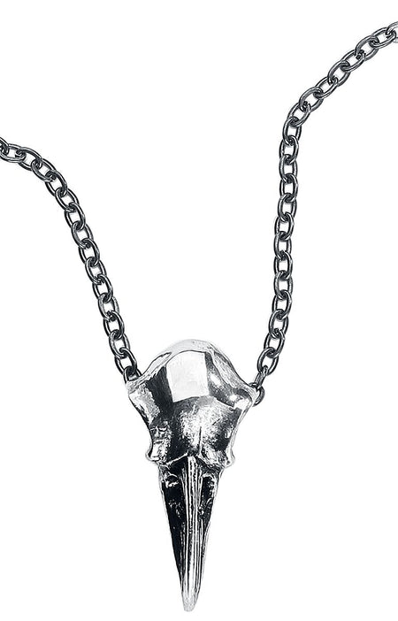 Collier Gothic de Alchemy Gothic - Petit Crâne De Corbeau - pour Unisexe - Standard - Alchemy Gothic