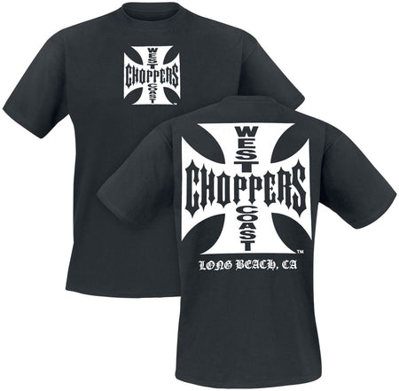T-Shirt Manches courtes  de West Coast Choppers - OG Classic - S à 3XL - pour Homme - noir - West Coast Choppers