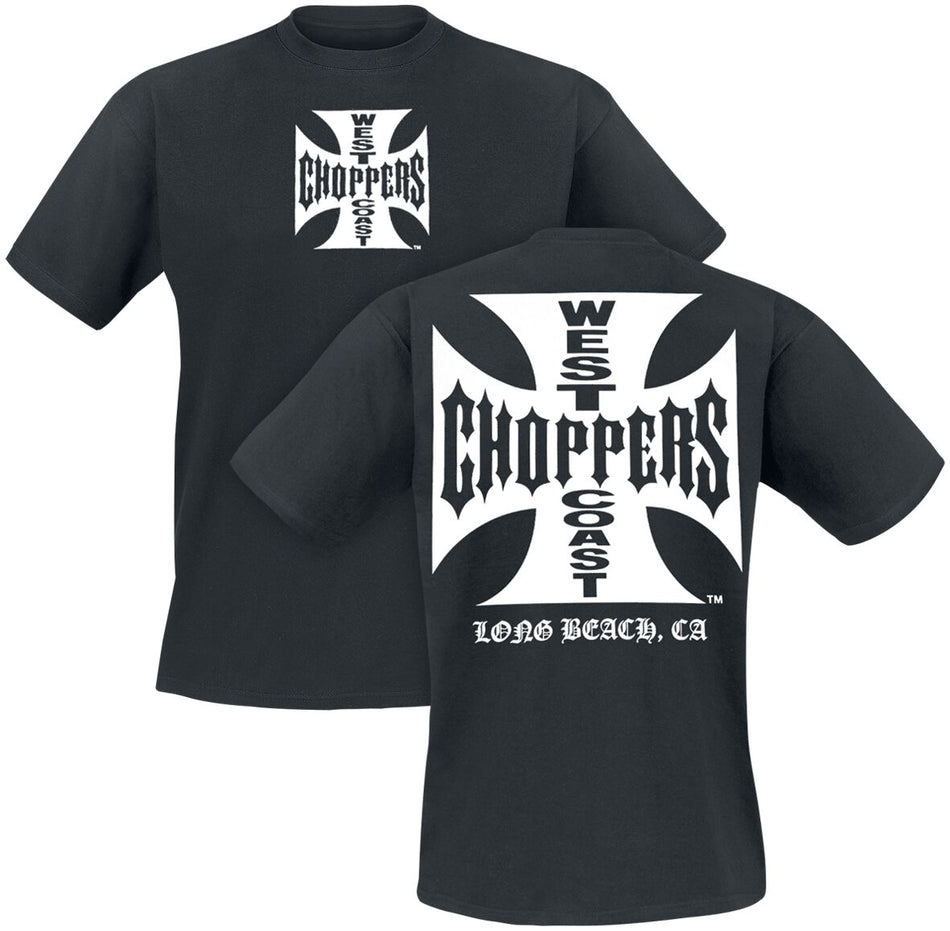 T-Shirt Manches courtes  de West Coast Choppers - OG Classic - S à 3XL - pour Homme - noir - West Coast Choppers