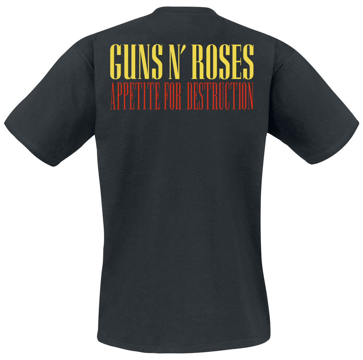 T-Shirt Manches courtes  de Guns N' Roses - Appetite For Destruction - Pochette - S à 4XL - pour Unisexe - noir - Guns N' Roses - View 2