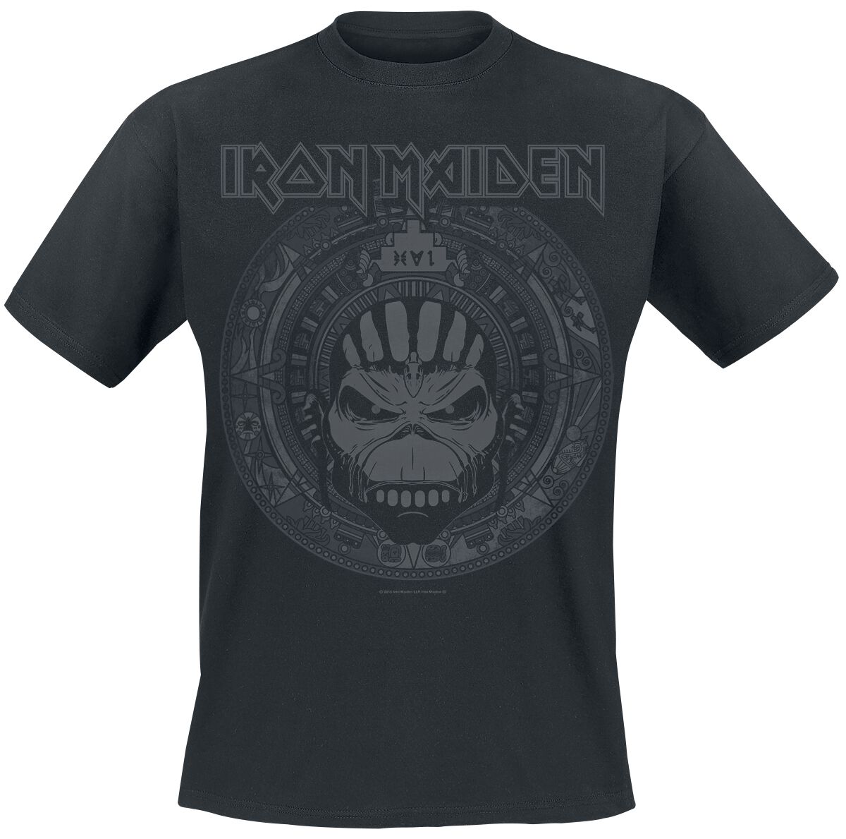T-Shirt Manches courtes  de Iron Maiden - Book Of Souls Crâne - M à XXL - pour Homme - noir - Iron Maiden