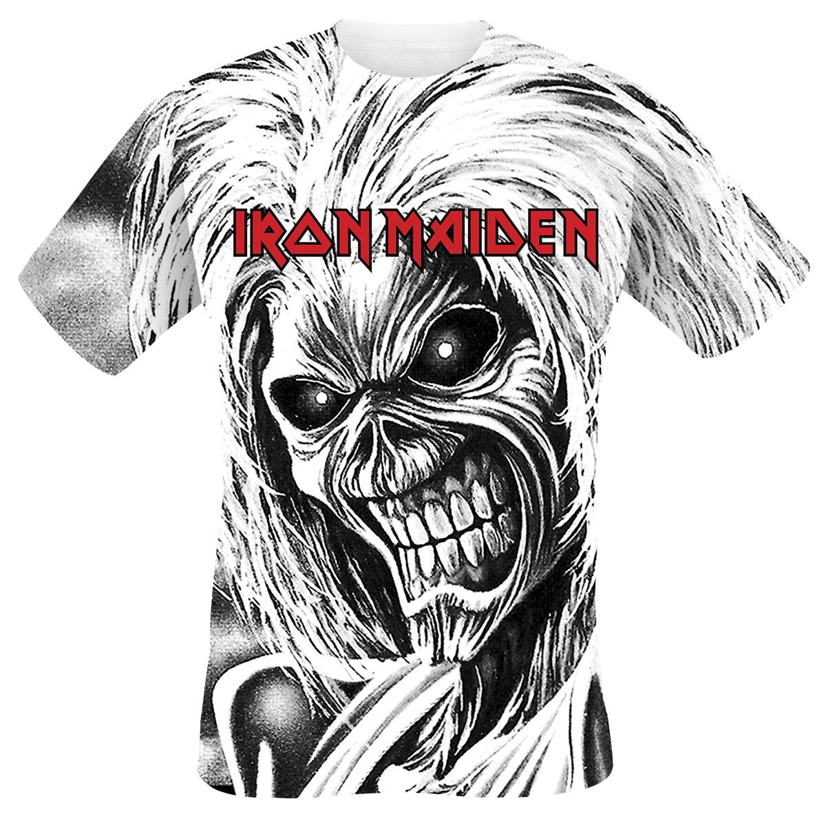 T-Shirt Manches courtes  de Iron Maiden - Killers Intégral - S à XXL - pour Homme - blanc - Iron Maiden