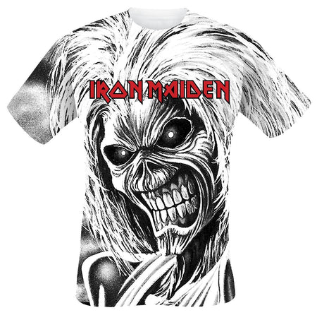 T-Shirt Manches courtes  de Iron Maiden - Killers Intégral - S à XXL - pour Homme - blanc - Iron Maiden
