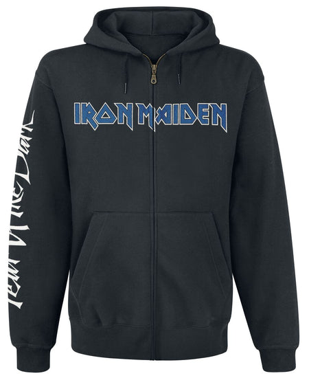 Sweat-shirt zippé à capuche  de Iron Maiden - Fear Of The Dark - S à L - pour Homme - noir - Iron Maiden