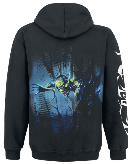 Sweat-shirt zippé à capuche  de Iron Maiden - Fear Of The Dark - S à L - pour Homme - noir - Iron Maiden - View 2