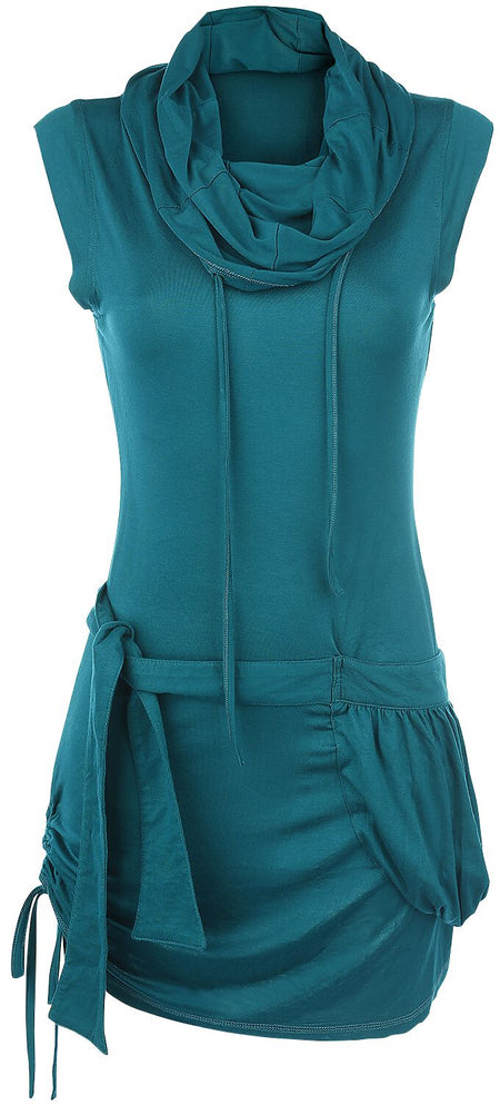 Robe courte  de RED by EMP - Robe Col Haut - S à XXL - pour Femme - pétrole - RED by EMP