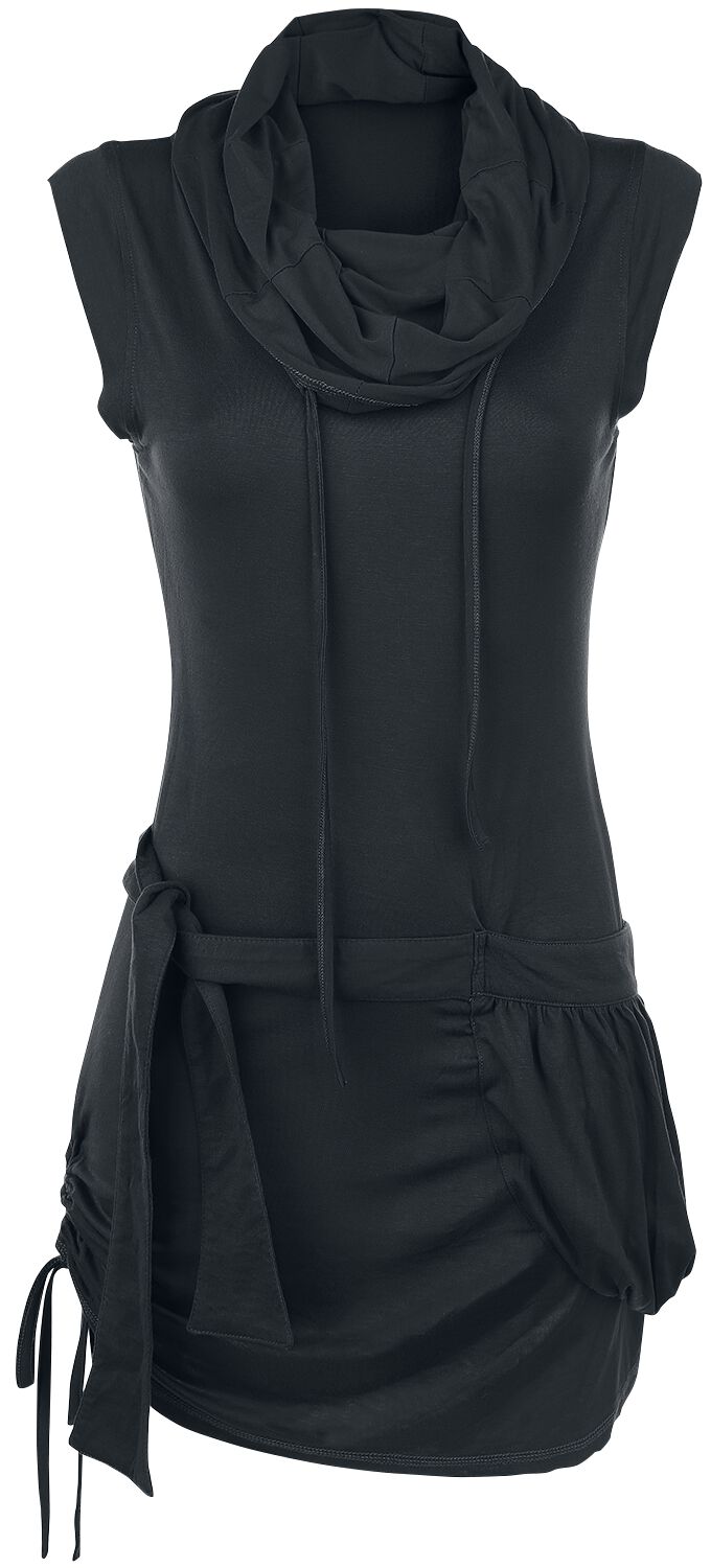 Robe courte Gothic de RED by EMP - Robe Col Haut - XS à XXL - pour Femme - noir - RED by EMP