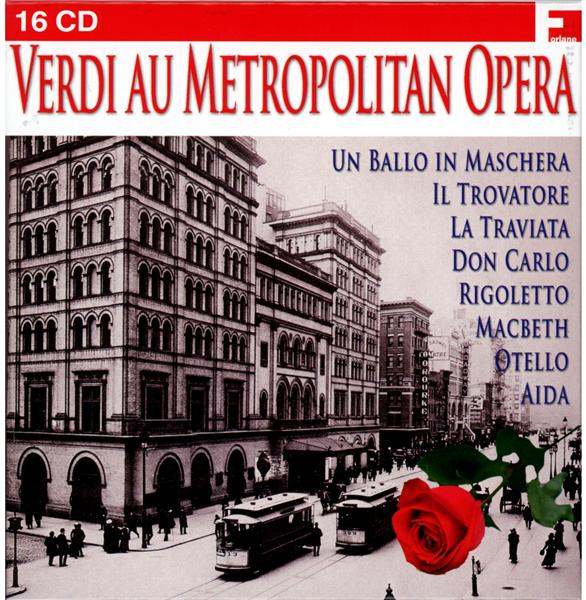 Verdi au metropolitan opéra - 16 CD - Front Cover