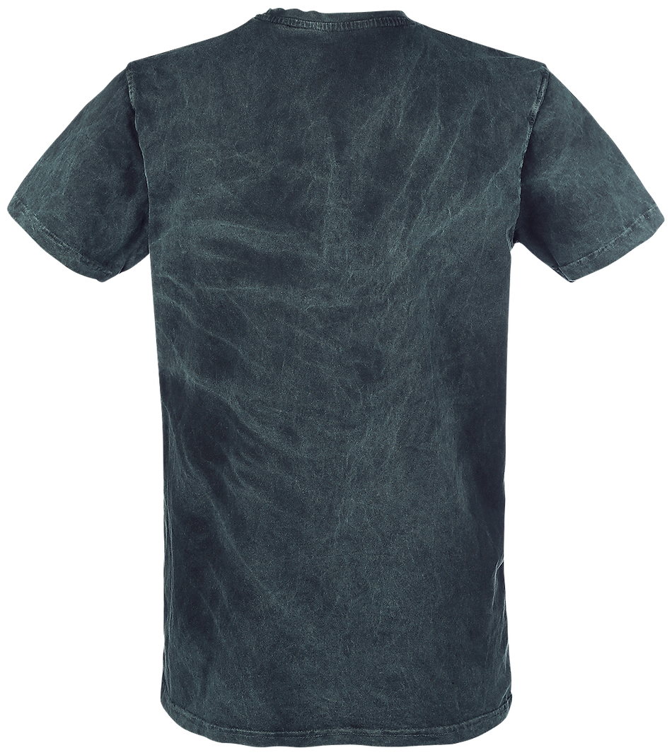 T-Shirt Manches courtes  de Outer Vision - Vintage - S à XXL - pour Homme - pétrole - Outer Vision - View 2