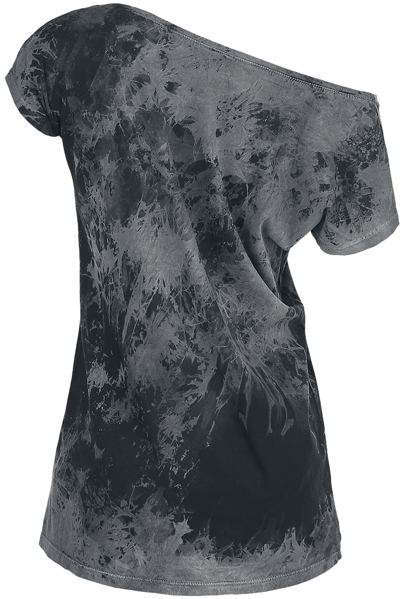 T-Shirt Manches courtes  de Outer Vision - Marylin - M à XL - pour Femme - gris - Outer Vision - View 2