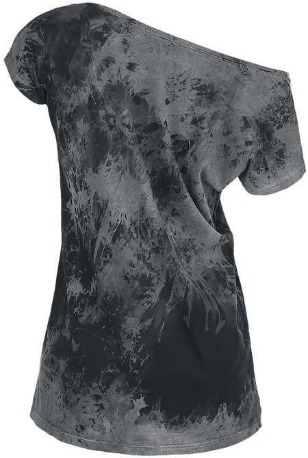 T-Shirt Manches courtes  de Outer Vision - Marylin - S à XL - pour Femme - gris - Outer Vision - View 2