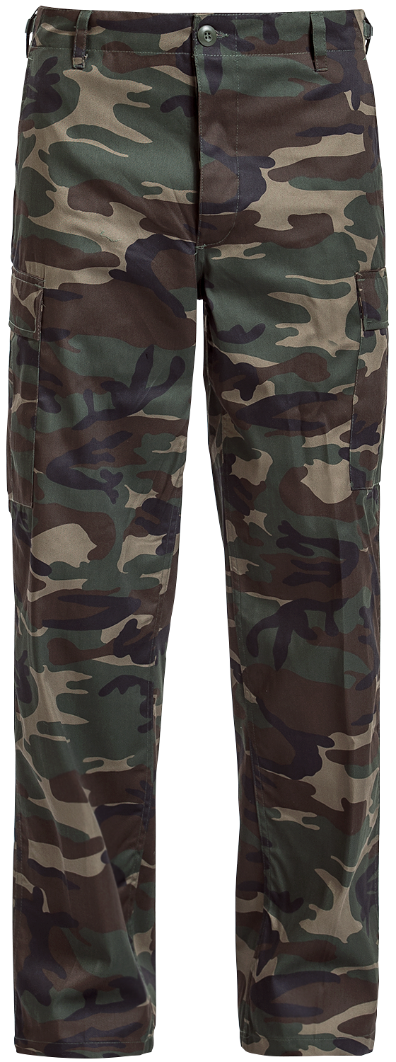 Pantalon en toile  de Brandit - US Ranger - S à 4XL - pour Homme - camouflage forêt - Brandit - View 2