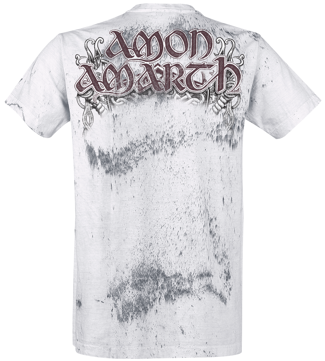T-Shirt Manches courtes  de Amon Amarth - Crânes Barbus - M à 4XL - pour Homme - gris clair - Amon Amarth - View 2