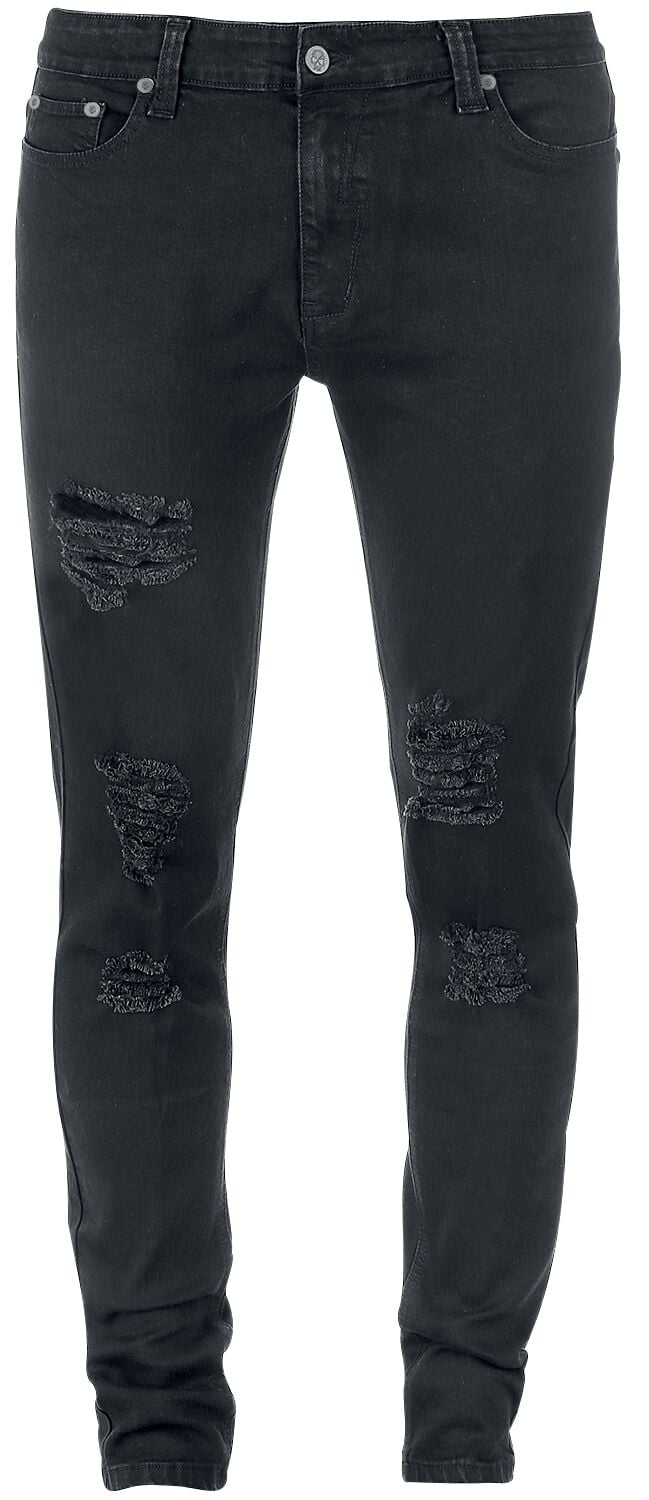 Jean Gothic de Forplay - Darkest Hours - W30L32 à W38L34 - pour Homme - noir - Forplay