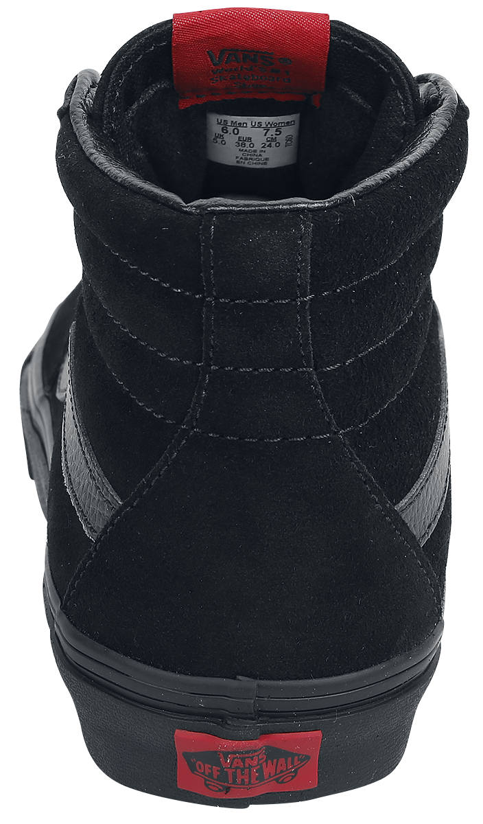 Baskets hautes  de Vans - SK8-Hi - EU38 à EU47 - pour Unisexe - noir/noir - Vans - View 2