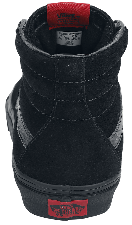 Baskets hautes  de Vans - SK8-Hi - EU38 à EU47 - pour Unisexe - noir/noir - Vans - View 2