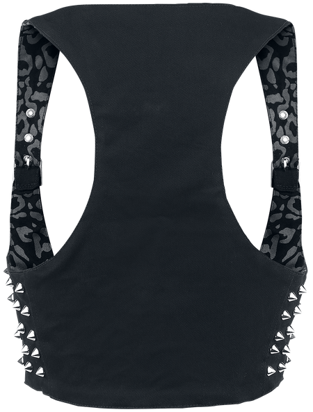 Veste Sans Manches Gothic de Heartless - Devina - S à XL - pour Femme - noir - Heartless - View 2