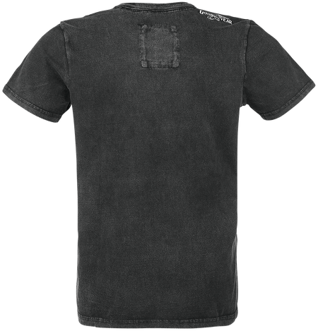 T-Shirt Manches courtes Rockabilly de GoodYear - Shelburne - S à 3XL - pour Homme - noir - Goodyear - View 2