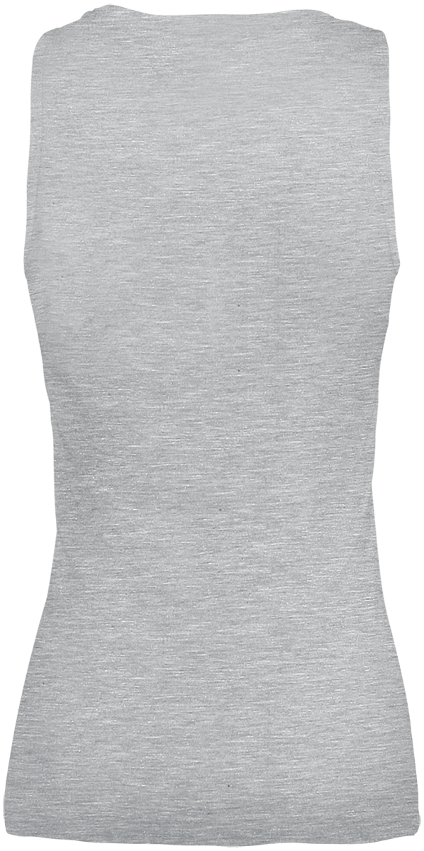 Top  de Guns N' Roses - Flower Skull - L à XL - pour Femme - gris chiné - Guns N' Roses - View 2