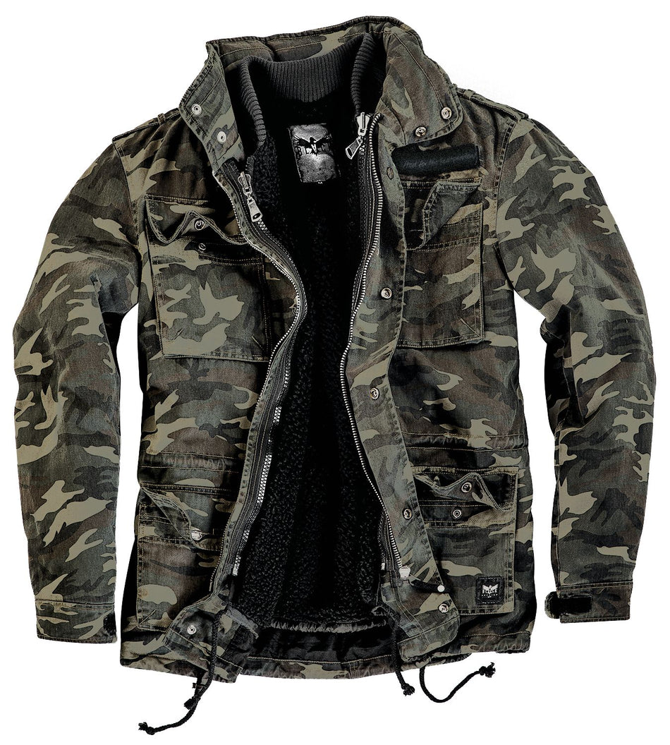 Manteau d'hiver  de Black Premium by EMP - Veste Army Vintage - S à 7XL - pour Homme - camouflage - Black Premium by EMP