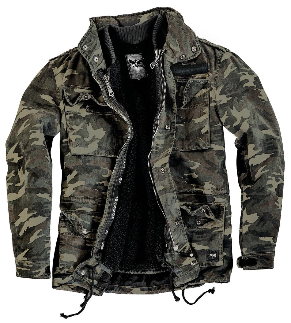 Manteau d'hiver  de Black Premium by EMP - Veste Army Vintage - S à 7XL - pour Homme - camouflage - Black Premium by EMP