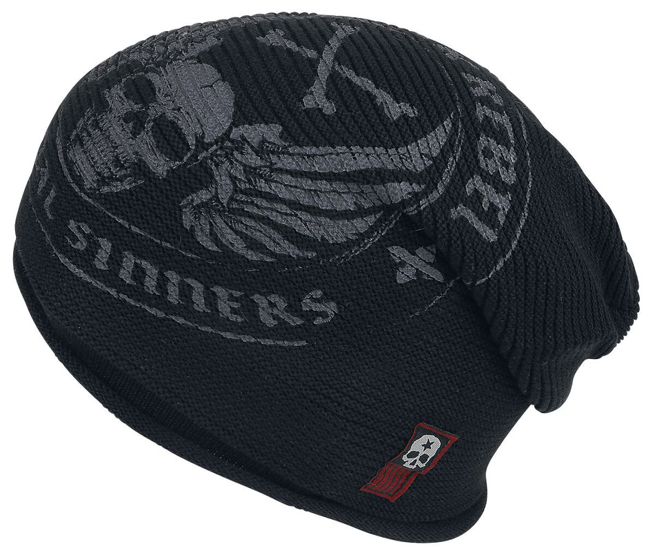 Bonnet  de Rock Rebel by EMP - pour Unisexe - noir - Rock Rebel by EMP